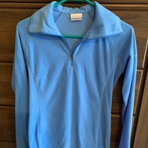 Columbia long sleeve quarter zip fleece